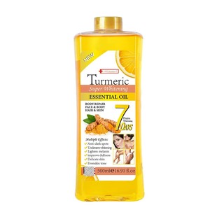 Aceite esencial de cúrcuma orgánico natural personalizado aceite de jengibre hidratante y de calentamiento aceite de masaje corporal - Product Image 1