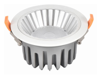 Wiscoon Downlight Plâtre Anti Éblouissement Led Rond 6W 30W Spot Lumière RVB Double Spot