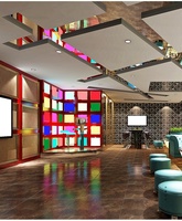 Plafonnier LED intelligent RGB 12W 24W 36W avec contrôle par application, synchronisation musicale et changement de couleur pour éclairage de maison, de fête et de salle de jeux