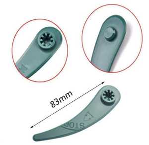 HY2 25 lames en plastique pour débroussailleuse <span class=keywords><strong>Bosch</strong></span> Art 23-18 Li/26-18li, accessoires de jardin, lame en plastique pour <span class=keywords><strong>tondeuse</strong></span> <span class=keywords><strong>à</strong></span> gazon - Product Image 5