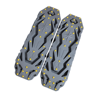 Nouveaux accessoires 4x4, planches de récupération tout-terrain, matériau PP ou nylon, plaques de récupération, tapis de sable