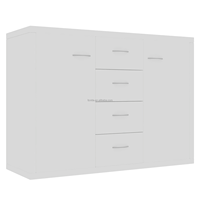 Commode moderne en bois pour salon avec 4 tiroirs - Armoire durable et peu encombrante pour chambre à coucher, appartement, entrée, villa et hôtel