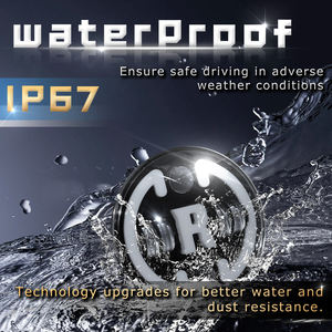 Faro LED de 7 Pulgadas, 12V, 65W, 6500 Lúmenes, Doble Color, Ojos de Ángel, Impermeable, Universal para Motocicleta Wrangler DOT - Product Image 5