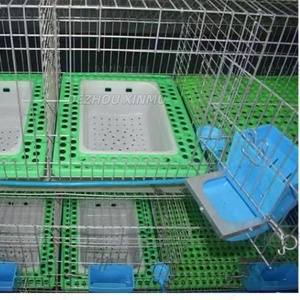 Cages à lapins de bonne qualité, galvanisées à chaud, à longue durée de vie, 12 positions, pour bébés lapins, à vendre - Product Image 6