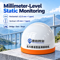 Récepteur GNSS multifréquence IP67 pour la surveillance des déformations avec NTRIP 4G LAN pour les projets de terrassement et miniers