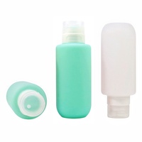 Vide Silicone Transparent Rose 250ml Personnalisé Grand 200ml Rechargeable Soins de la Peau Cosmétique Lotion Pour Le Corps Shampooing Bouteilles pour Emballage