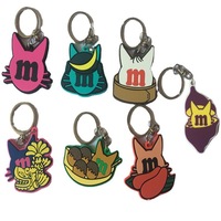 Conception personnalisée PVC souple porte-clés QR Code 2d 3d pvc impression Logo Promotion cadeau porte-clés