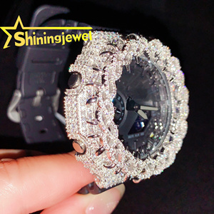 Nhà Sản Xuất Ban Đầu Ga2100 Thiết Kế Gai Buss Xuống Đồng Hồ Bezel Bộ Sưu Tập Tùy Chỉnh Thực Xuất Buss Xuống Trường Hợp Đồng Hồ Ban Nhạc Hip Hop - Product Image 5