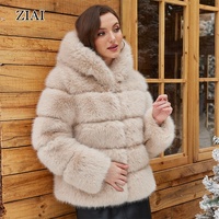 Manteau en fausse fourrure tendance pour femmes, veste en fausse fourrure personnalisée pour l'hiver, manteau en fausse fourrure chaud pour femmes