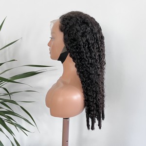 Giao Hàng Nhanh Chất Lượng Cao Tóc Châu Âu Tóc Giả Xoăn 13x6 Đầy Đủ Fronatl Tóc Giả Ren Trong Suốt Phía Trước Tóc Giả Tóc Con Người - Product Image 3