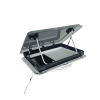 Prix d'usine, ouverture manuelle en alliage d'aluminium imperméable pour l'extérieur, lanterneau de toit automatique à LED pour camping-car, 700x500mm, 70