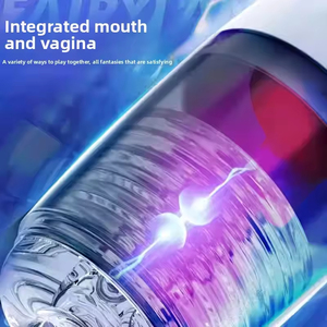 Juguete Sexual Eléctrico Totalmente Automático para Adultos, Masturbador Masculino, Recargable por USB, Vibración Interactiva, Copa de Avión Suave - Product Image 5