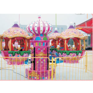 Mini carrusel pequeño para niños, portavelas de Frp, carrusel de animales - Product Image 5