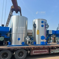 Generator Uap Bertenaga Batubara/Biomassa Vertikal Ukuran Kecil Harga Terjangkau 100kg 600kg 800kg 1000kg Efisiensi Tinggi