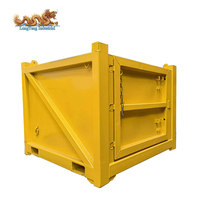 Panier de chargement ouvert certifié DNV 2.7-1, longueur 1,5 m, pour plateformes offshore et ingénierie marine