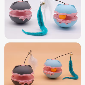 Lanzador de bolas inteligente y automático, juguete de movimiento de rompecabezas electrónico interactivo moderno para mascotas, fabricado para perros y gatos, novedad - Product Image 1