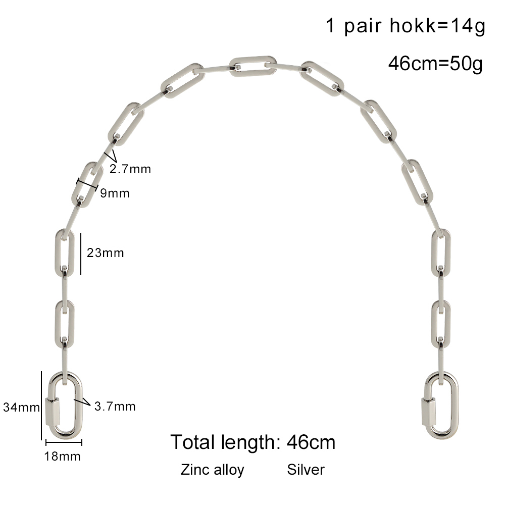 Style1- 46cm Argent