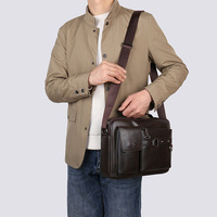 Sac à bandoulière pour homme haut de gamme, petit sac décontracté