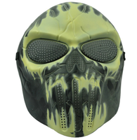Masque effrayant en plein air militaire Wargame Paintball Airsoft cagoule chef masque complet Halloween Cosplay masque de fête