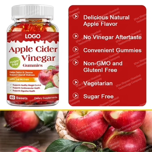 Vinagre de sidra de manzana Fudge Vitaminas Antioxidante Soporte inmunológico Salud digestiva Gomitas cetogénicas para adultos <span class=keywords><strong>Dieta</strong></span> <span class=keywords><strong>vegetariana</strong></span> - Product Image 4