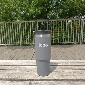 Gobelet Isotherme en Acier Inoxydable 30 oz IceFlow Pour <span class=keywords><strong>Stanley</strong></span>, Bouteille d'Eau Isolée Sous Vide Avec Couvercle à Paille Rabattable, Anti-Fuite, Pour Bureau et Voiture - Product Image 5