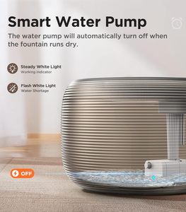 Comedero <span class=keywords><strong>para</strong></span> mascotas inteligente y automático, <span class=keywords><strong>fuente</strong></span> de agua <span class=keywords><strong>para</strong></span> perros y <span class=keywords><strong>gatos</strong></span>, 2.5L, OEM, superventas de fábrica - Product Image 4
