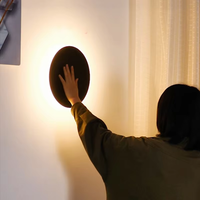 Lampe murale LED d'intérieur, lampe décorative pour salon, luminaire pour la maison, lampe pour grenier, lampe pour escalier, aluminium circulaire, AC 90-260 Volts