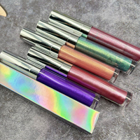 Fard à paupières liquide en gros, personnalisé, couleur unique, scintillant, minéral, waterproof, longue tenue, sans cruauté, haute pigmentation, pour tous types de peau