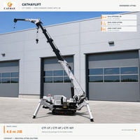 Mini grue araignée de 20 tonnes, hauteur de levage de 25 m, alimentée au diesel/essence/électricité, avec certification CE