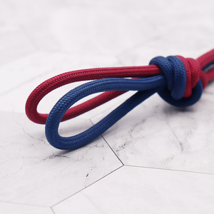 Lacets ronds en polyester de 5 mm de longueur personnalisée, couleur unie, pour chaussures de papa, chaussures de basketball, bottes Martin, baskets classiques avec sacs - Product Image 4
