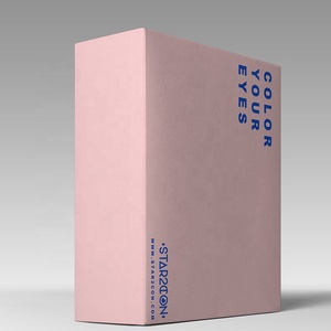 Luxury Pink Book Shaped Rigid Cardboard Foldable Gift Box Custom Print Paper Clamshell Magnetic Gift Box