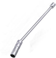 Clé à douille magnétique pour bougies d'allumage, adaptateur pivotant, rallonge longue, kit d'installation, de remplacement et de réparation, outil de démontage et de réglage de l'écartement