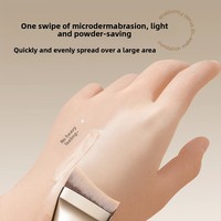 Kuas Concealer Ultra Tipis Bentuk Sabit Bersudut dengan Bulu Nilon Lembut, Kuas Makeup Cair Tanpa Bekas untuk Pemula