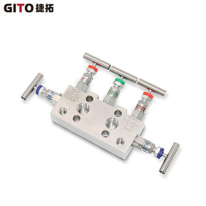 หน้าแปลนแบบโคแพรนเนล GITO 316L สแตนเลส 304 แบบห้าวาล์ว ผลิตด้วยเครื่องส่งสัญญาณความดัน 3051 EJA - Product Image 1