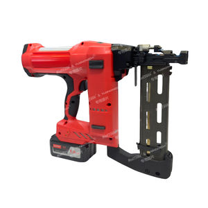 Agrafeuse pneumatique et <span class=keywords><strong>cloueuse</strong></span> à cadre industrielle DCFS90 alimentée par <span class=keywords><strong>batterie</strong></span> pour applications sur le bois et outils agricoles pour clôtures - Product Image 4