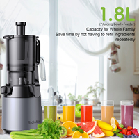 Extracteur de jus électrique de qualité supérieure, presse-agrumes lent pour fruits, pommes, carottes, oranges, de qualité supérieure