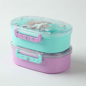 Cartoon <strong>Princess</strong> Fancy Cute Baby Tiffin Bento <strong>Lunch</strong> <strong>Box</strong> Sublimation Plastic <strong>Lunch</strong> <strong>Box</strong> for Toddler Girls School - Product Image 3