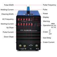 DNACY Nouvelle Poste à Souder TIG-250P AC DC Inverter IGBT Haute Efficacité 8.5kva 250amp à Impulsions pour Aluminium Acier Inoxydable Carbone IP21S MMA Garantie 1 An