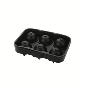 Large Food Grade Silicone Ice Tray with Lid Black Ice Ball <b>Mold</b> Quick Frozen Easy to Release <b>Hand</b> Wash Only - Product Image 5