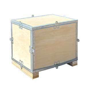 Caisses en contreplaqué personnalisées Dongchuan Logistics avec bordures et boucles en acier pour l'emballage d'exportation - Product Image 1