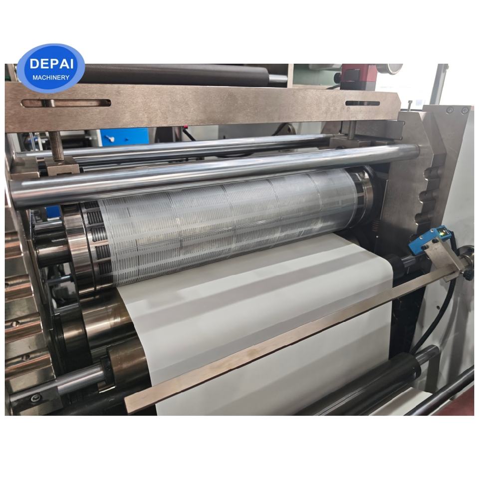 Full Auto Die Cutting and Slitting Machine 350mm Rotary Type for Self ...