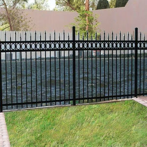 Pannelli di recinzione per piscina in alluminio di sicurezza pannelli decorativi prefabbricati in ferro da giardino pannelli metallici scorrevoli in acciaio per portoni carrabili - Product Image 2