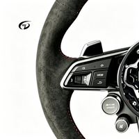 Volant en cuir et fibre de carbone avec LED, compatible avec Audi TT R8 TTRS TTS MK2 MK3 RS7 RS6 RS5 RS4 RS3 S3 S4 S5 S6 S7 A4 A6