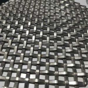 Tùy chỉnh thép không gỉ mạ kẽm kim loại <span class=keywords><strong>pre</strong></span>-<span class=keywords><strong>crimped</strong></span> trang trí kiến trúc dây lưới - Product Image 4