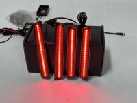 Nouveau feu de coin automobile avec stroboscope LED, feux de jour arrière (DRL) et feux de position latéraux - Étanchéité IP65, 12V, compatible universel, feux de jour