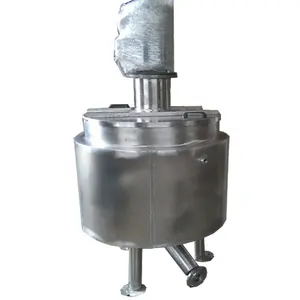 ミキサー付きステンレス鋼固定タイプ蒸気工業用調理鍋