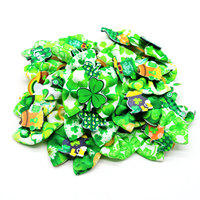 Vente en gros d'accessoires de coiffure pour chiens de compagnie irlandais St. Patrick Ins Festival Style Pet Hair Ornaments Supplies
