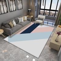 Tapis de sol en velours peluche rétro pour salon et chambre à coucher, résistant à la saleté, pour canapé, table, lit, couverture, tapis de style européen pour la maison