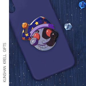 Support de téléphone portable personnalisé en acrylique transparent, motif anime mignon, avec boucle arrière en époxy, polygone personnalisé, multi-artisanat, poignée de téléphone DIY, cadeaux - Product Image 2
