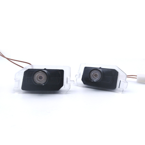 โปรเจคเตอร์โลโก้ ADT สำหรับรถยนต์ ไฟ LED แสดงโลโก้ใต้กระจกมองข้าง สำหรับรุ่น C/E/GT50/GLC/GLE/SLK R172 ปี 2012 - Product Image 1